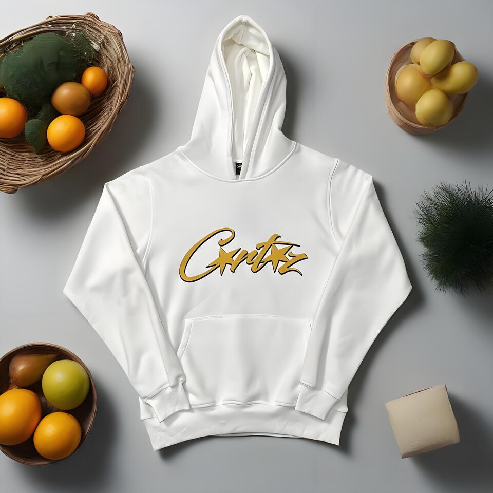 Corteiz White Hoodie Street Graffiti Unisex Pullover