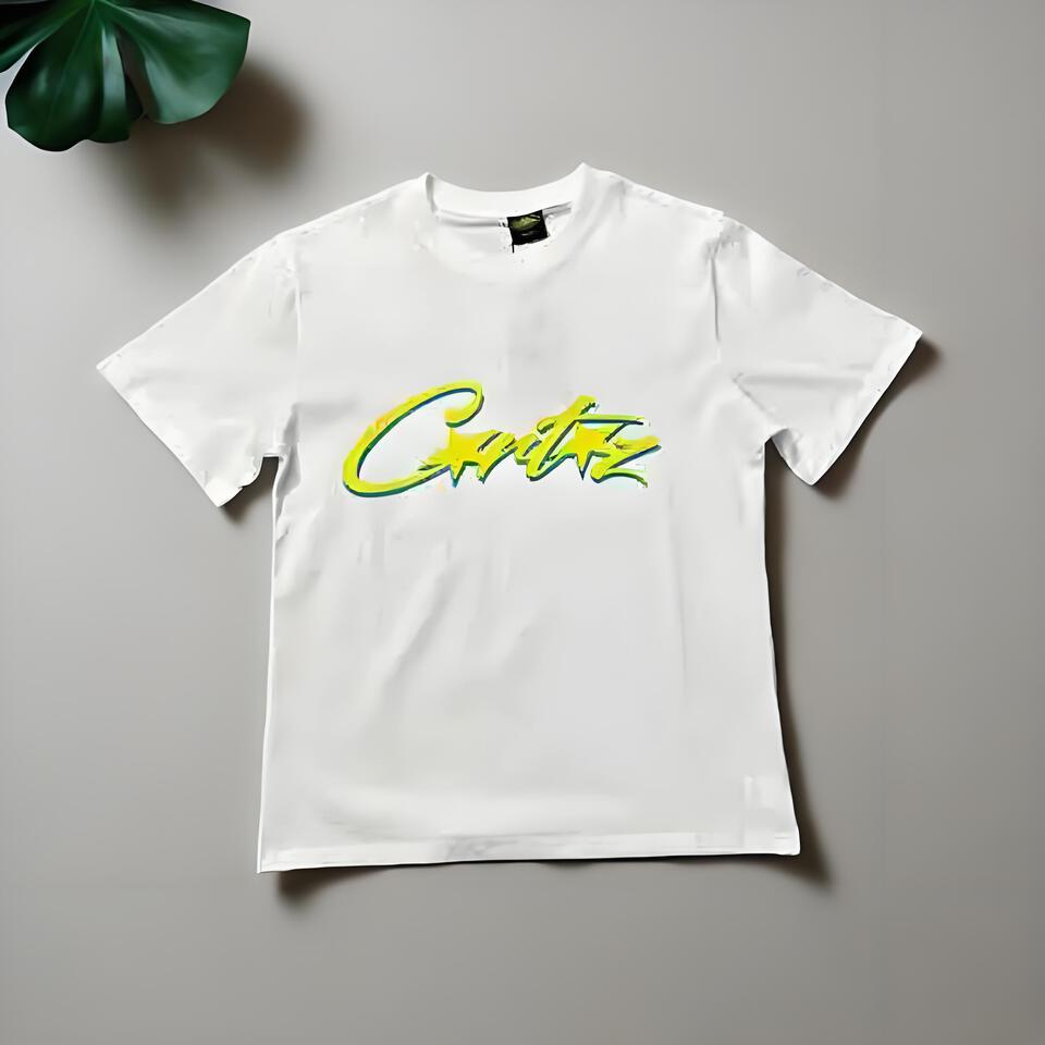 Corteiz White Oversized Cotton T-Shirt Unisex Streetwear