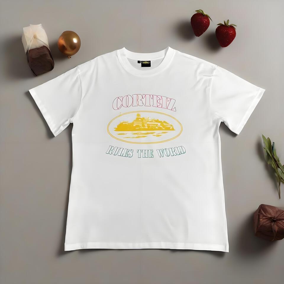 Cortez Cotton Graphic Tee Street Fashion Unisex Top