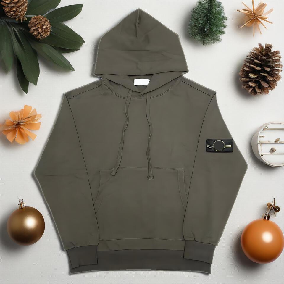 CP Company Olive Green Hooded Functional Streetwear Sweatshirt