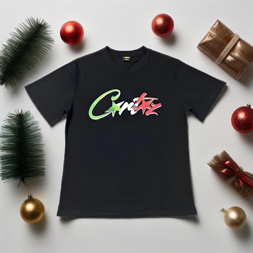 Crazy Loose Fit Graffiti T-Shirt Unisex Black Cotton Tee