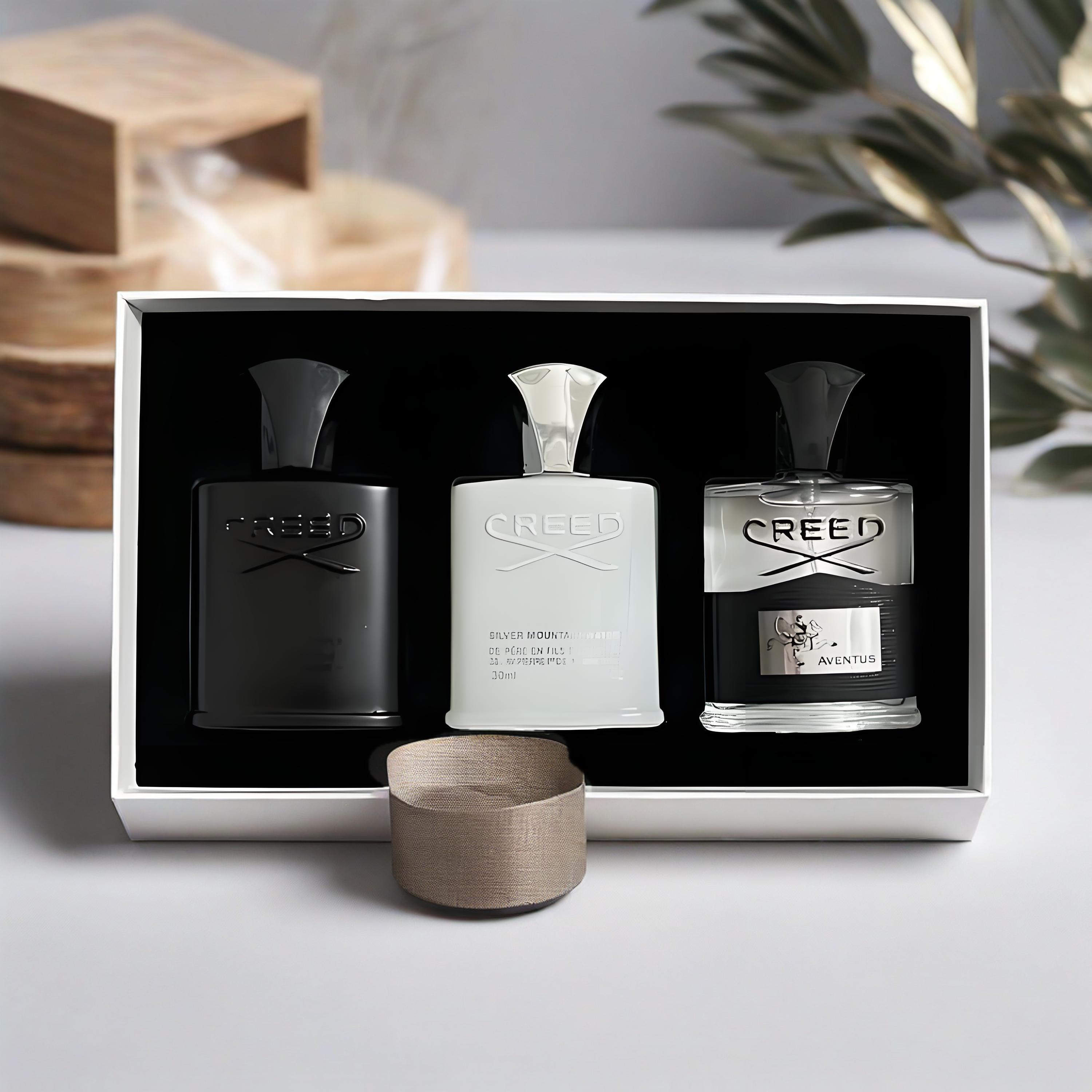 CREED Tri-Color Perfume Gift Set for Men & Women - Luxury Fragrance Collection