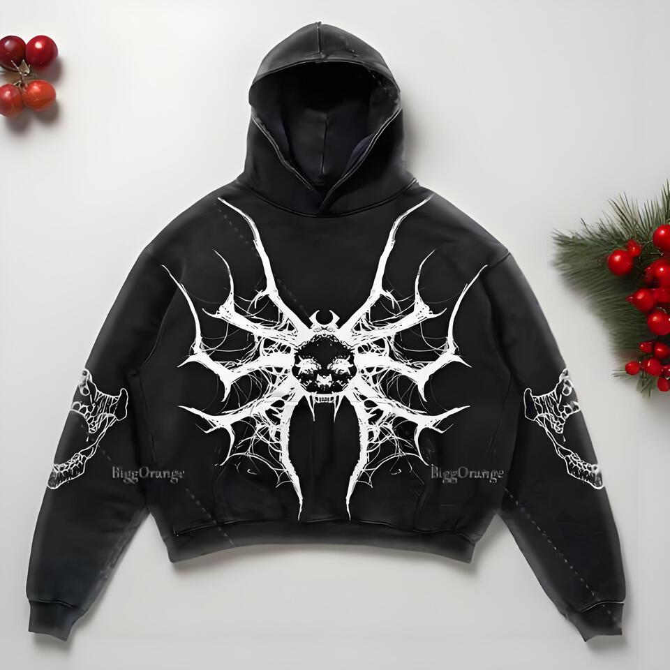 Dark Skull Unisex Cotton Hoodie