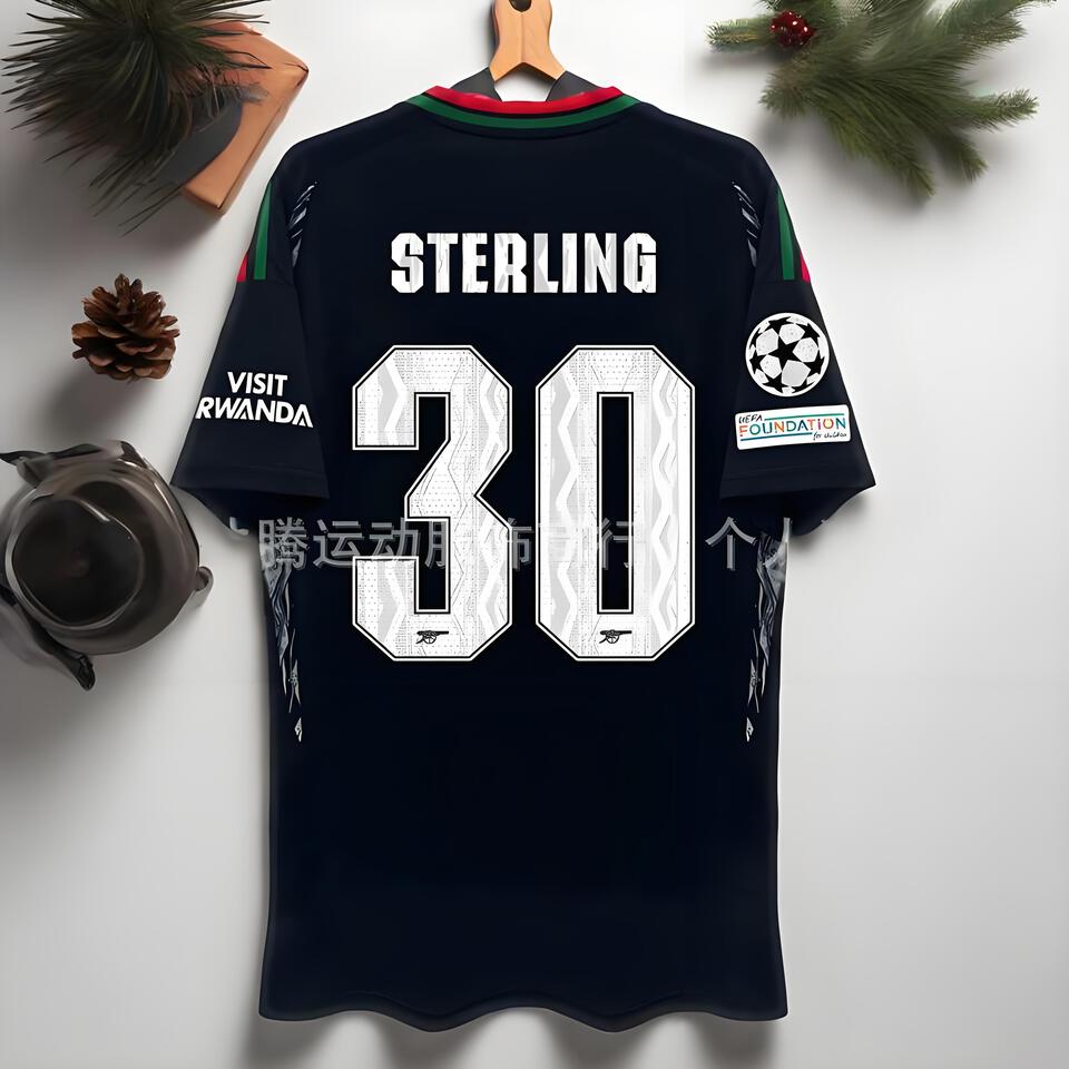 DaTeng STERLING Football Jersey Black Red Green Breathable Print Team Uniform