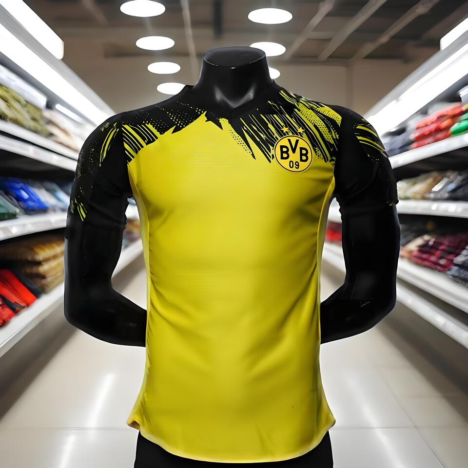 Dortmund Vintage Yellow Sports Tee: Casual Streetwear for Men & Women