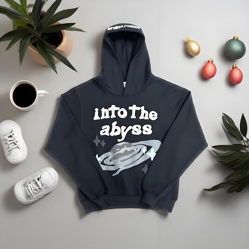 Dragon Project Black Hoodie With Cosmic Print Streetwear