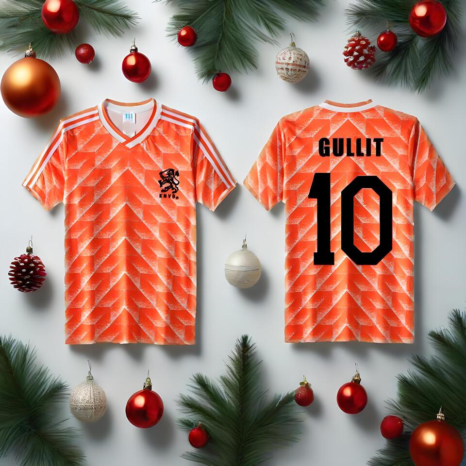 Dutch Orange Quick-Dry Football Jersey | Breathable Sports Shirt