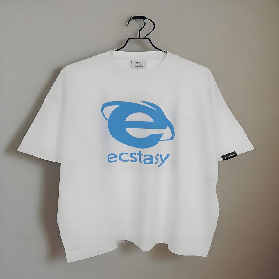 Ecstasy Unisex Cotton Streetwear Graphic Tee