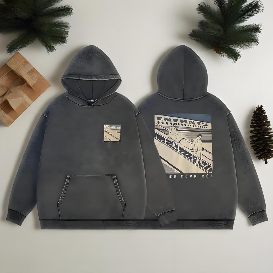 ENFANTS Deprimés Vintage Hoodie Cotton Oversized Streetwear