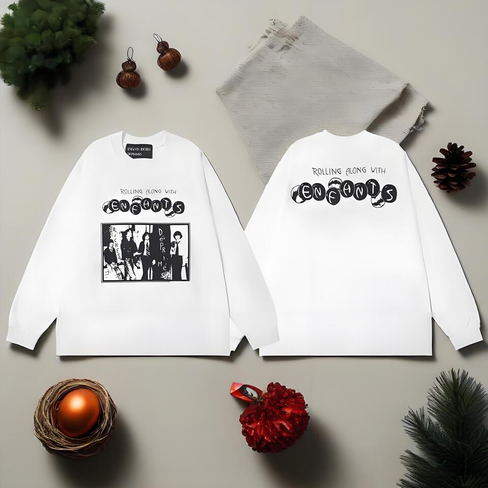 Enfants Riches Deprimes Black Label White Cotton Unisex Tee