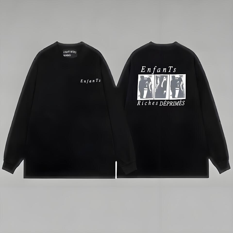 Enfants Riches Déprimés Black Long Sleeve T-Shirt Unisex
