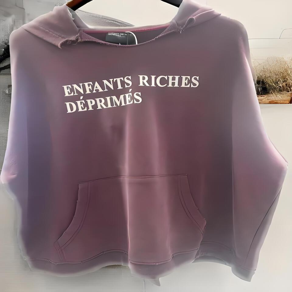 Enfants Riches Déprimés Purple Fleece Hoodie
