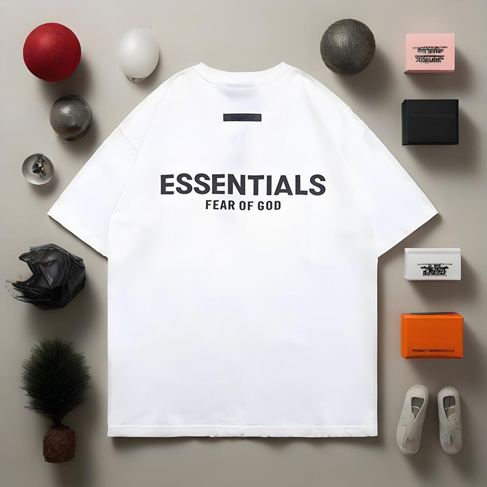 ESSENTIALS Unisex Oversized Cotton T-Shirt Streetwear