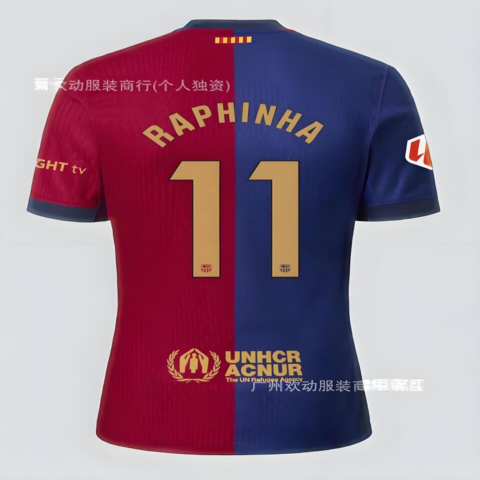 FC Barcelona 23-24 Home Soccer Jersey Raphinha 11