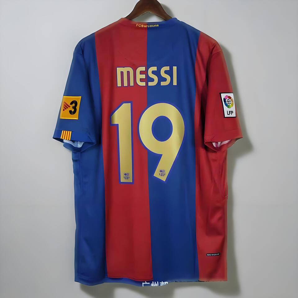 FC Barcelona Lionel Messi Home Jersey 10 Red Blue