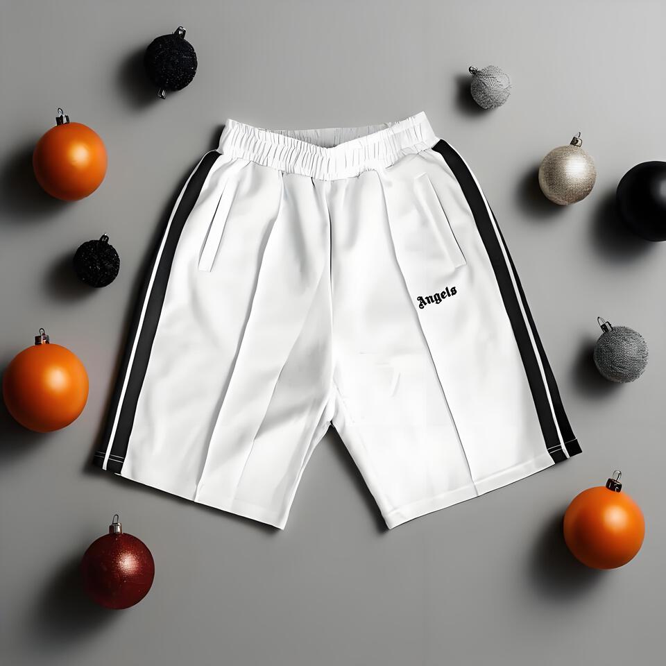 Fear of God Essentials White Sports Shorts: Classic Athletic Wear