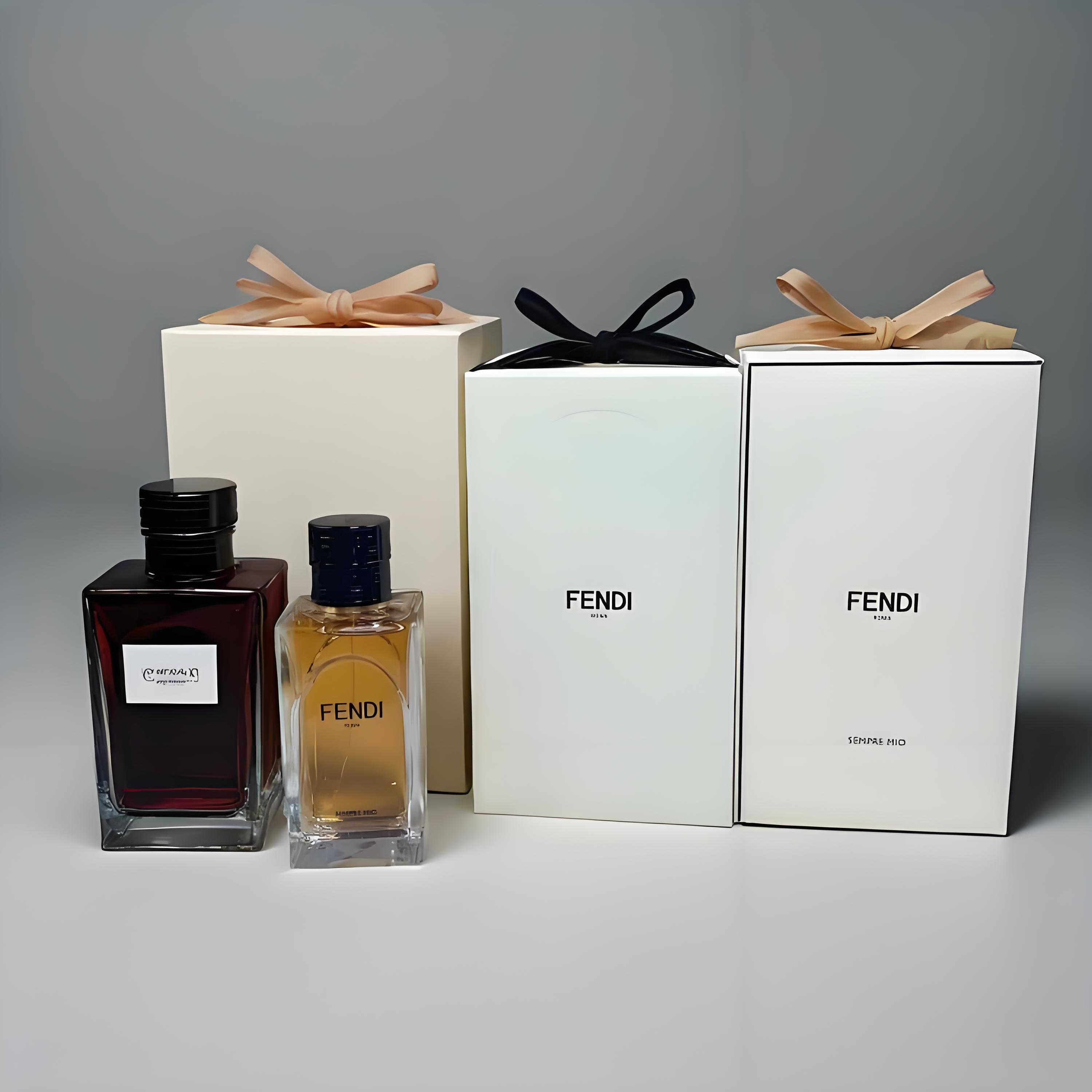 Fendi Yellow Perfume Glass