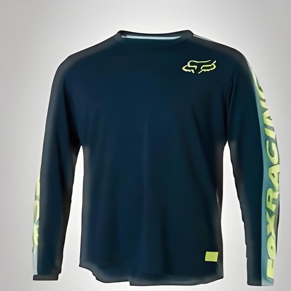 Fox Racing Deep Blue Quick-Dry Breathable Long Sleeve T-Shirt