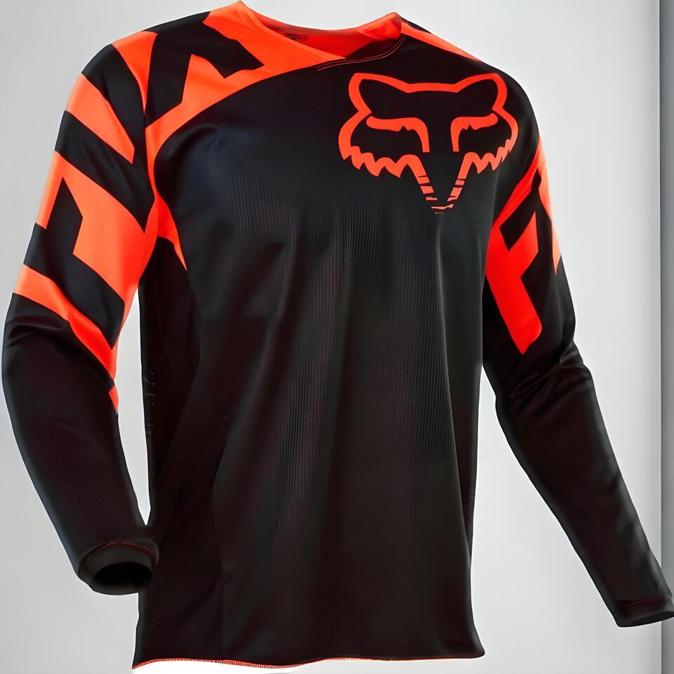 FoxFox Black Orange Sports Top Men Women