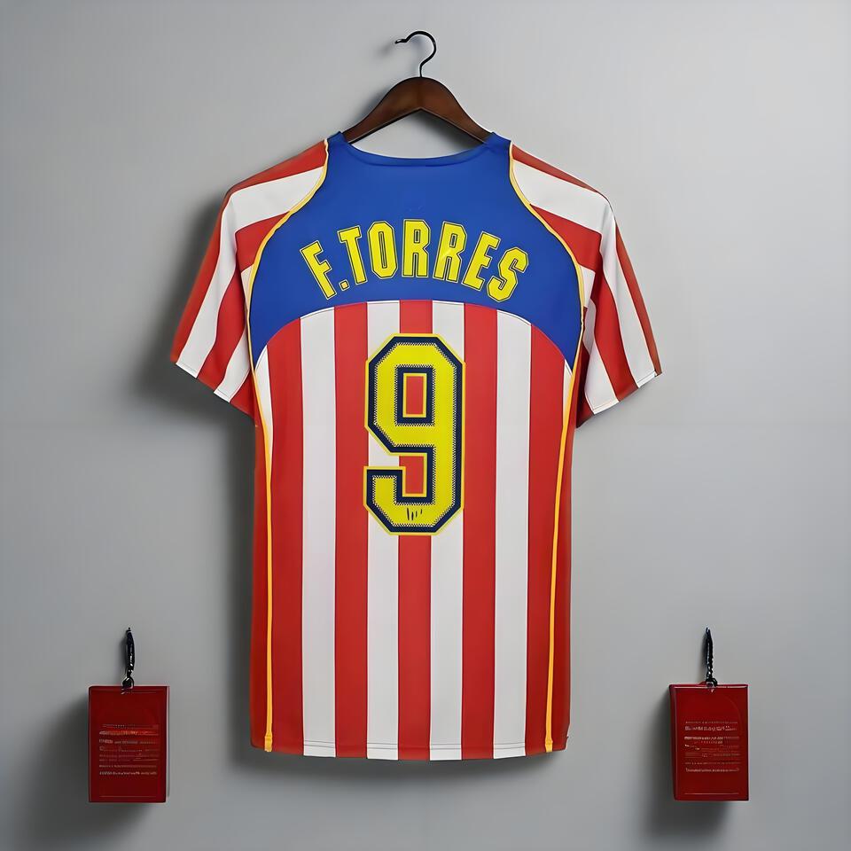 F.TORRES9 Retro Soccer Jersey Vintage Football Shirt Classic Athletic Tee