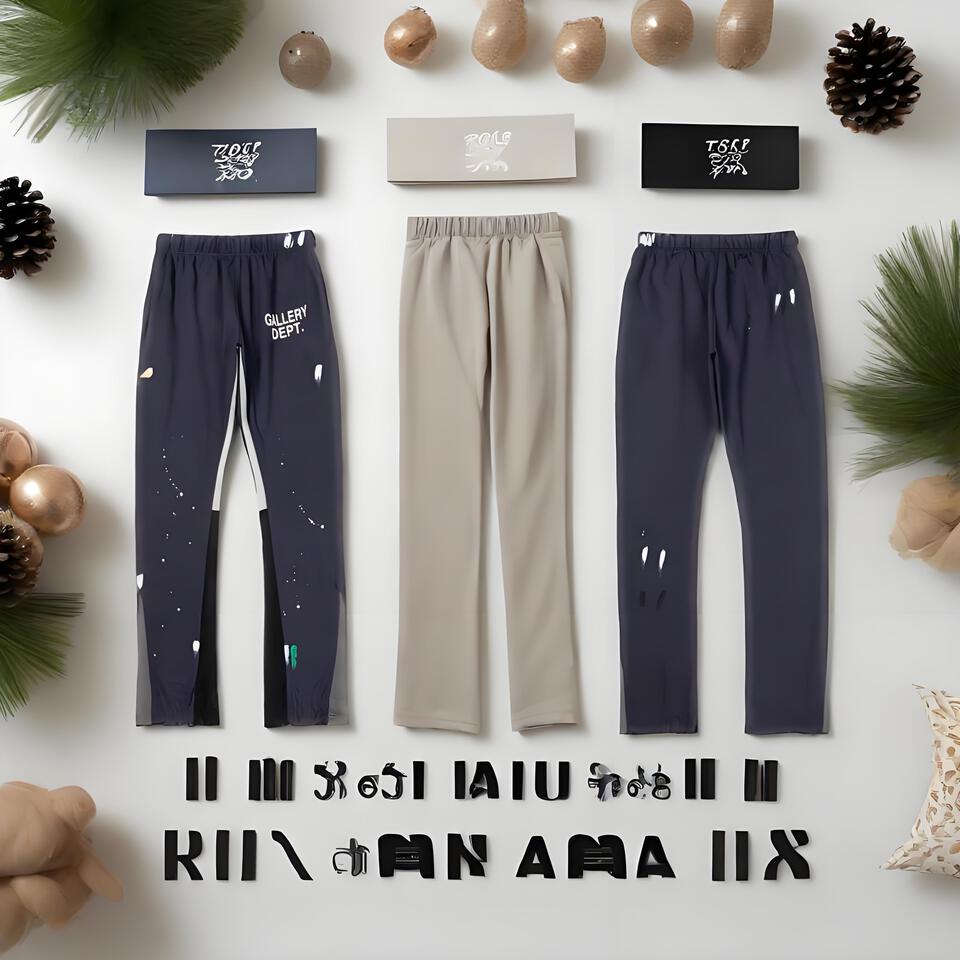 Gallery Dept Paint Splatter Drawstring Ankle Pants