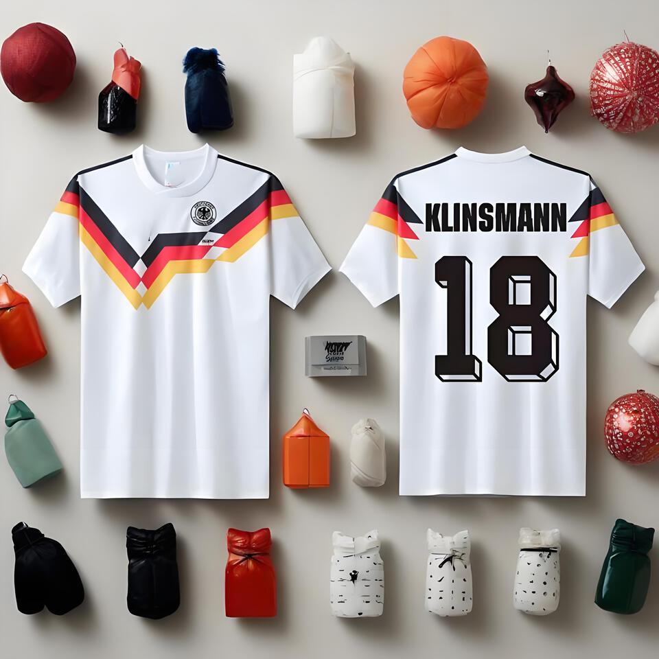 German National Team White Cotton T-Shirt - Classic Fit Men's Tee