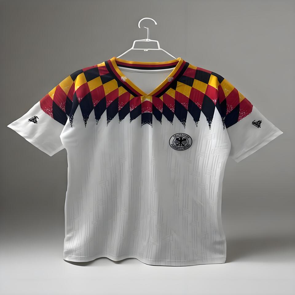 Germany Home Kit White Jersey - Official Football Shirt
