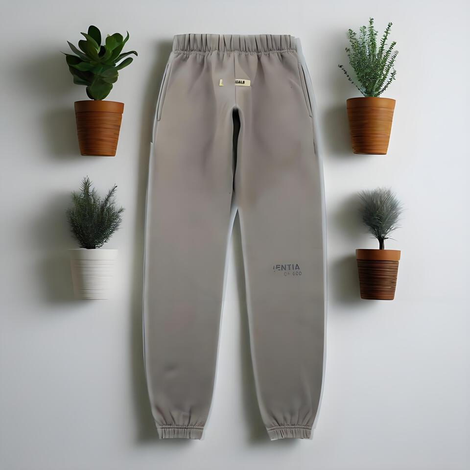 GOD SELECTION Khaki Elastic Waist Casual Pants for Men - Classic Fit