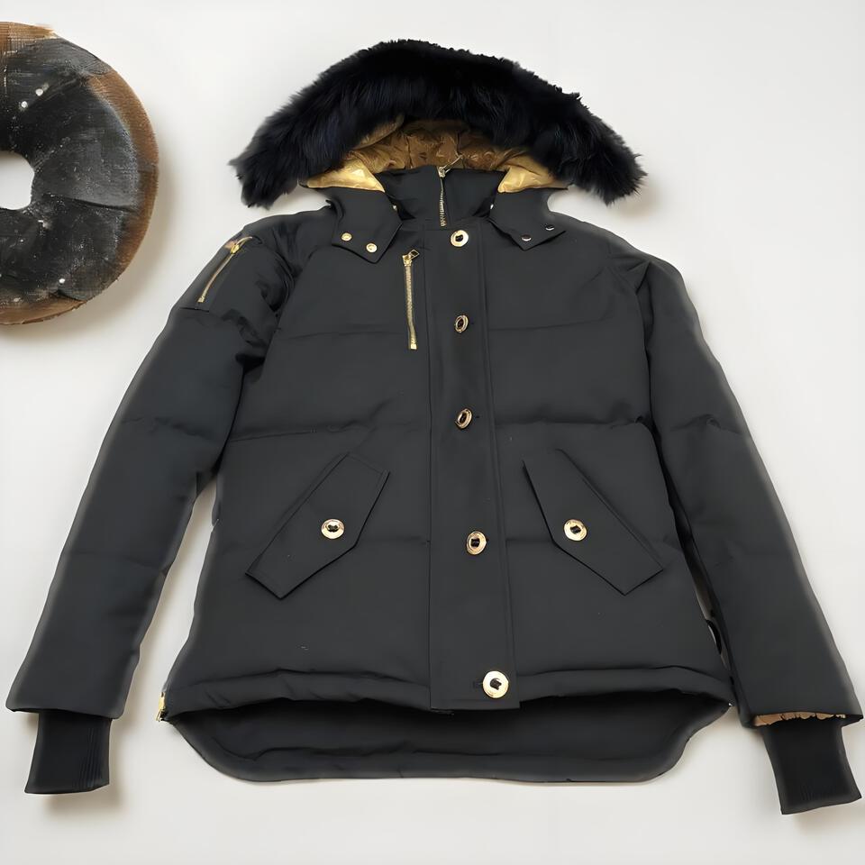 Gucci Black Hooded Down Coat Winter Jacket Unisex