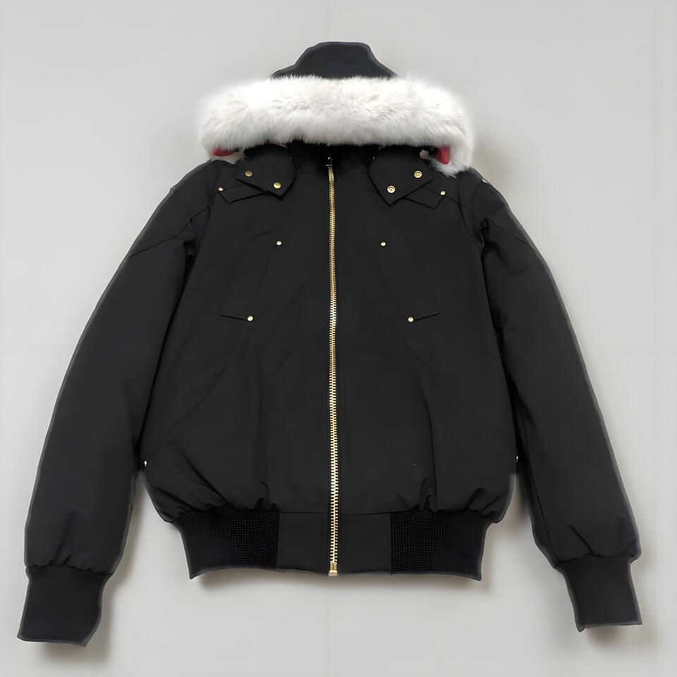 Gucci Black Hooded Warm Jacket For Winter