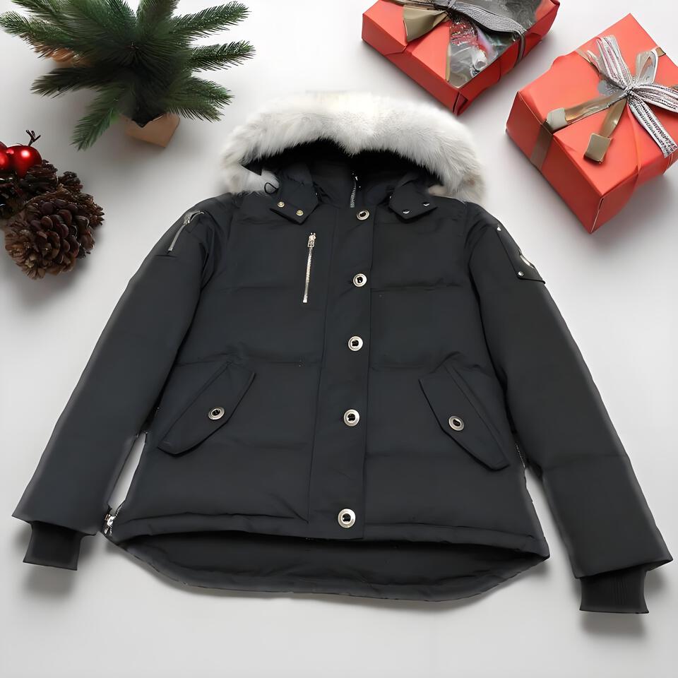 Gucci Black Puffer Coat Hooded Winter Jacket Unisex