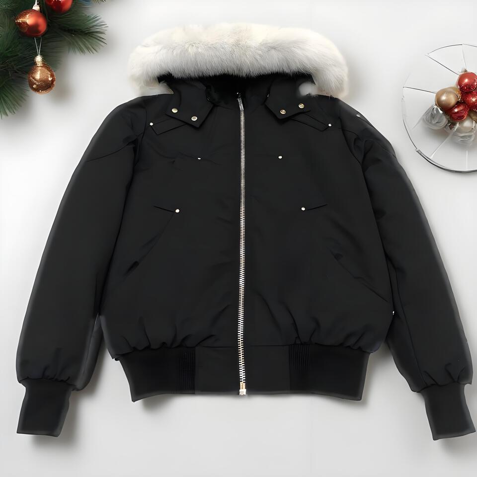 Gucci Black Windproof Warm Hooded Jacket