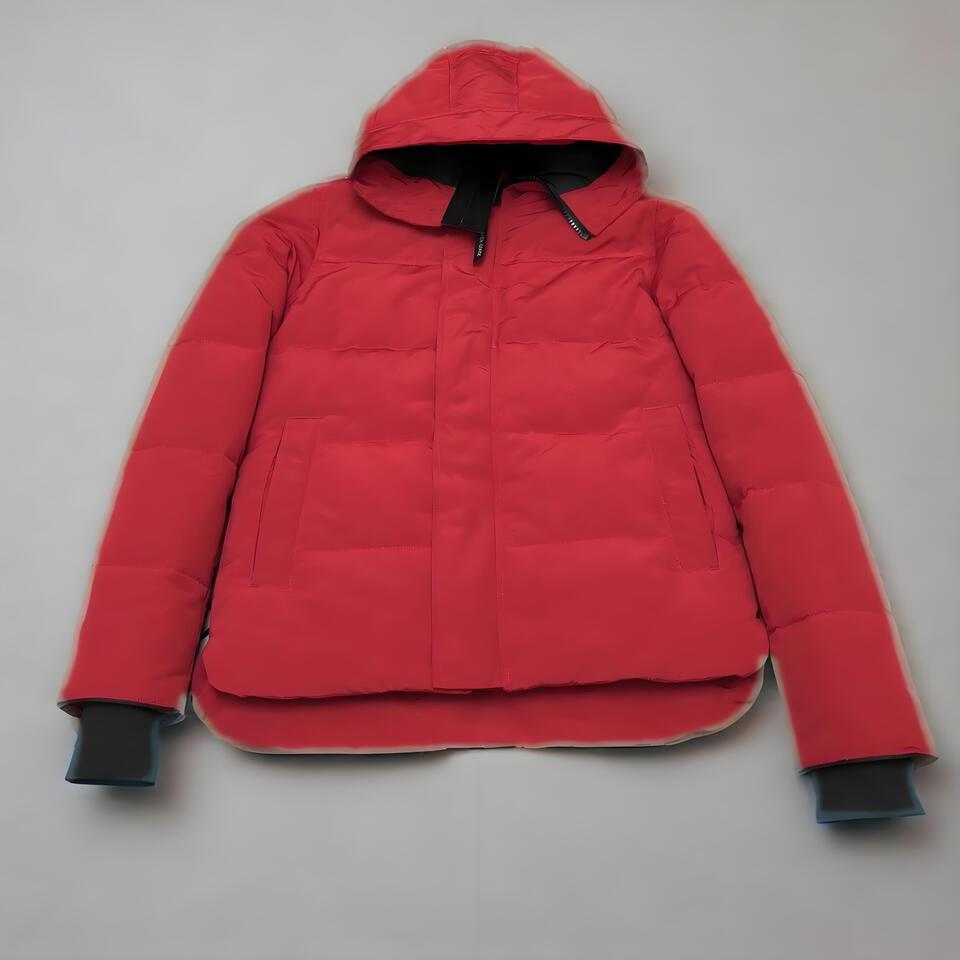 Gucci Red Hooded Down Jacket Warm Windproof Unisex Winter Coat
