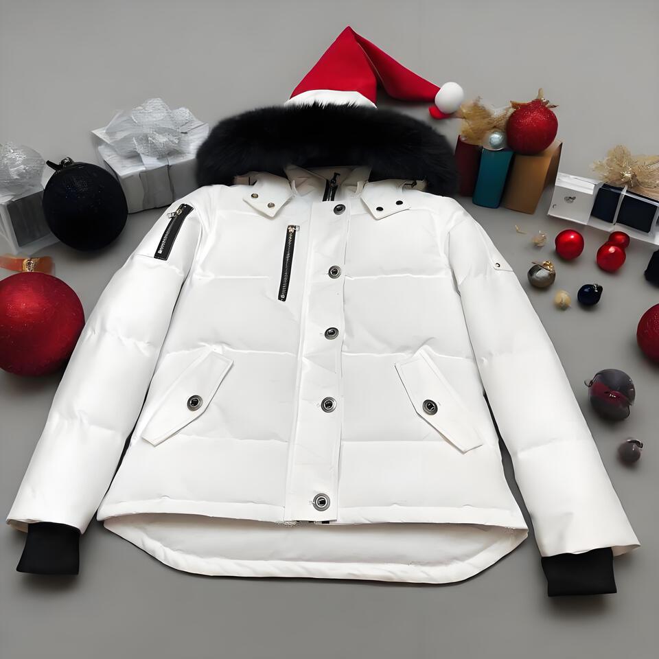 Gucci White Hooded Down Jacket Windproof Waterproof Winter Coat