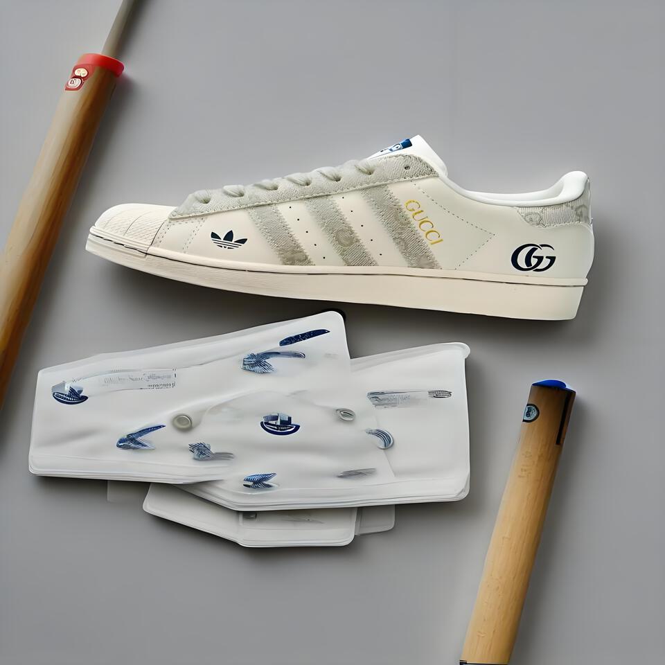 Gucci x Adidas Superstar Sneakers White Shell Toe