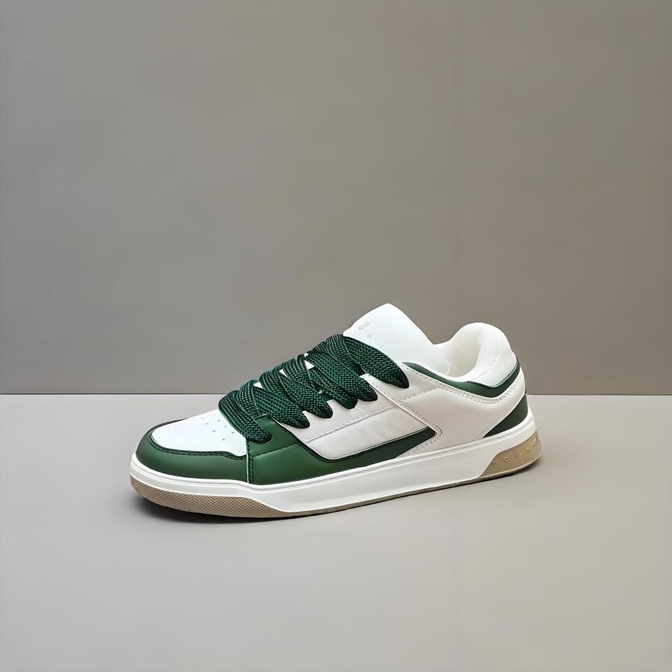 HOGAN City Court Leather Sneakers Green White