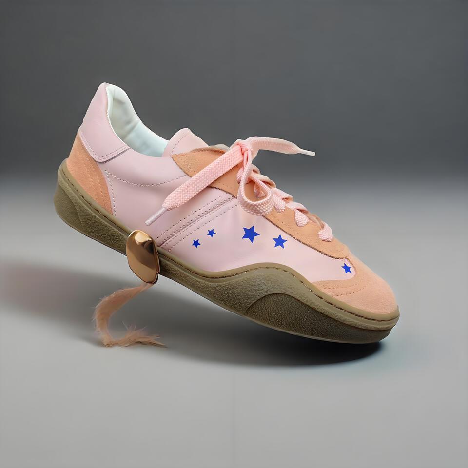 HOGAN Pink Suede Sneakers | Star Blossom