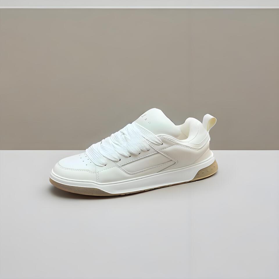 HOGAN White Leather Platform Sneakers