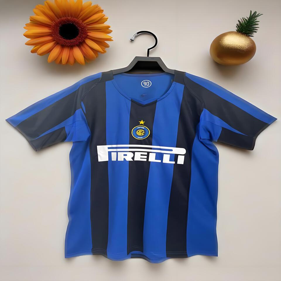 Inter 90th Anniversary Blue Black See-Through Soccer Jersey