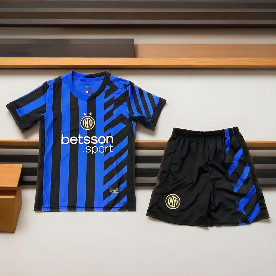 INTER Home Kit Blue Black Jersey - Official Soccer Jersey