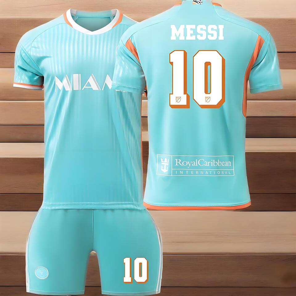 Inter Miami CF Messi 10 Light Blue Home Jersey 2024