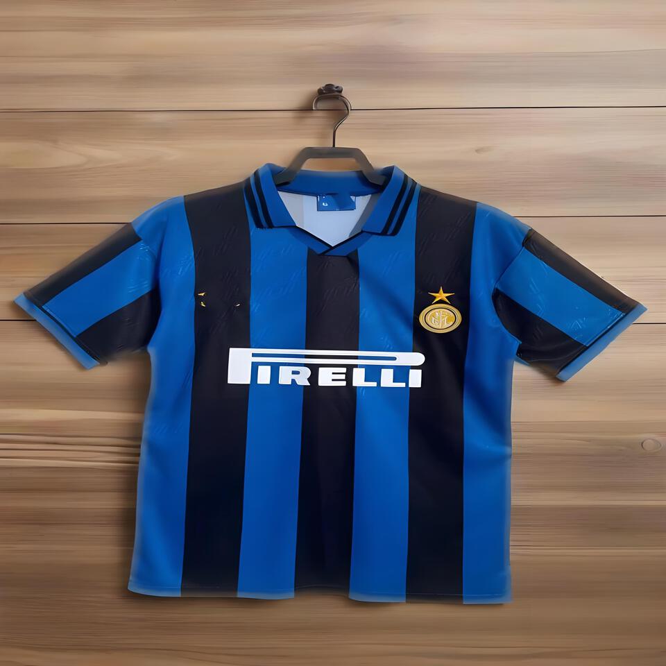 Inter Milan Home Jersey 23/24 - Authentic Blue & Black Football Shirt