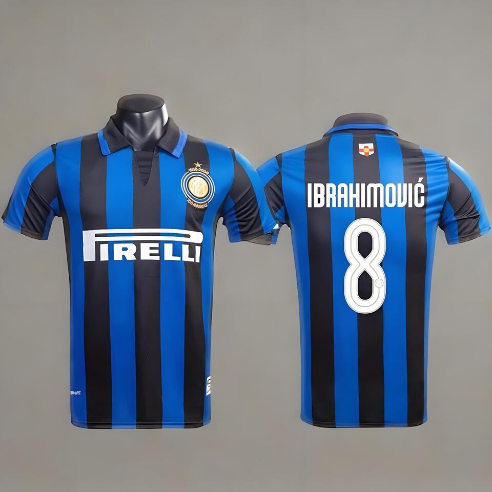 Inter Milan Polo Shirt Men Women Breathable Blue Black Striped Jersey