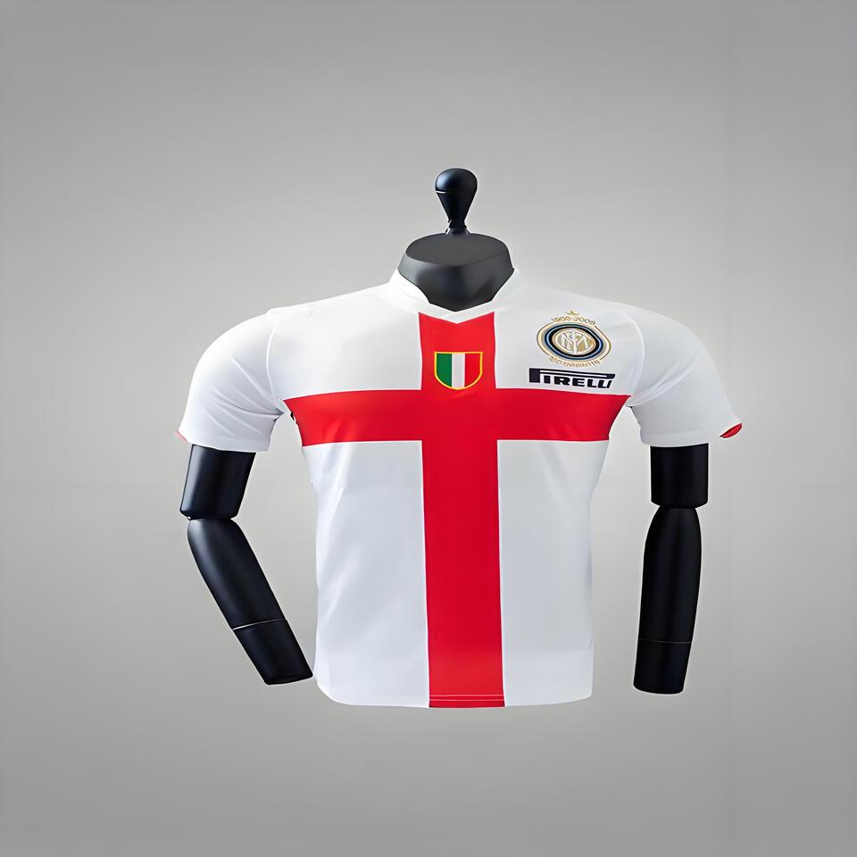 Inter Milan Retro White Breathable Quick-Dry Sports Shirt