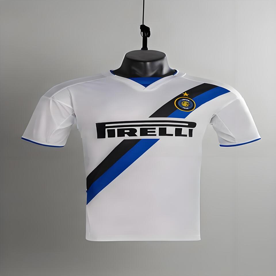 Inter Milan White Breathable Football Fan Jersey