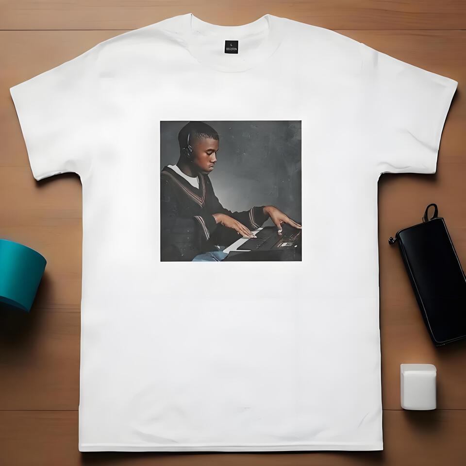 Kanye Vintage Print Cotton T-Shirt Unisex Streetwear Tee