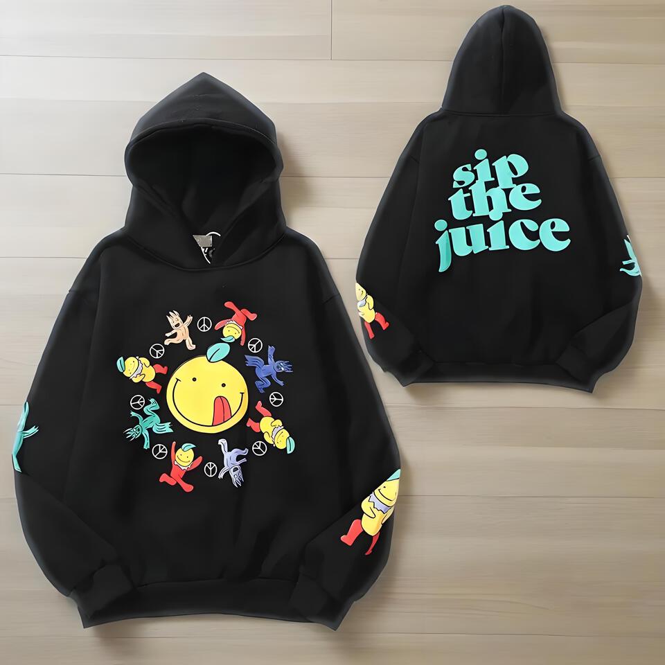 Kid Cudi Black Cotton Hoodie Unisex Streetwear Style