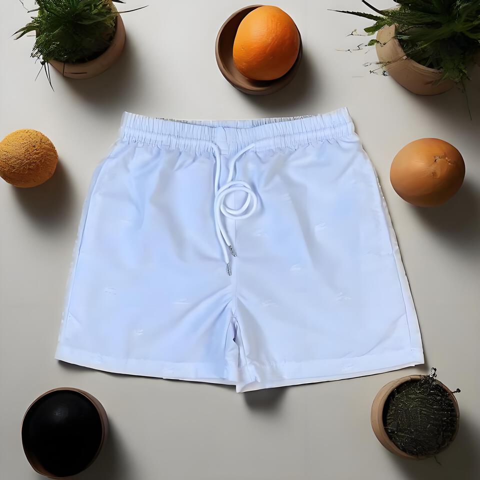 Lacoste Lilac Cotton Shorts for Men | Casual Summer Shorts