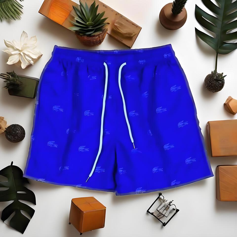 Lacoste Men's Classic Blue Shorts | Casual & Comfortable