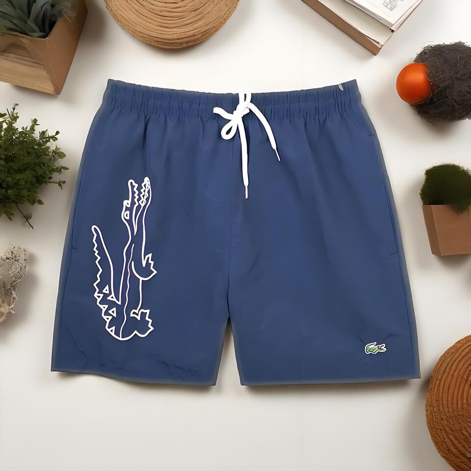 LACOSTE Men's Classic Navy Shorts | Casual & Comfortable